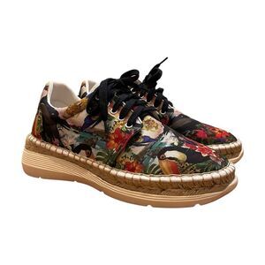 Free People Jackson Sneakers Toucan Tropical Espadrille Shoes 8
